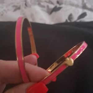 2 pink Authentic Kate Spade bracelets